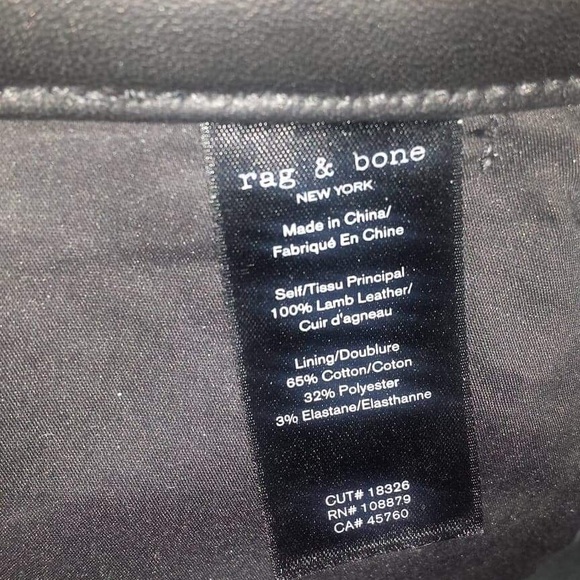 Brand new Rag&Bone Genuine Leather Skirt - Picture 7 of 8